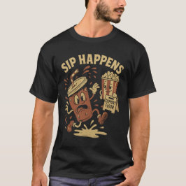 SIP GEBEURT  CARTOON T-SHIRT