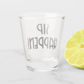 Sip gebeurt shot glas (Achterkant)