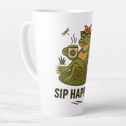 Sip Happens - Frog Sass Coffee Mok (Linkerhoek)