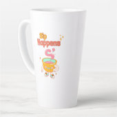 Sip Happens Humor Latte Mug (Angle gauche)