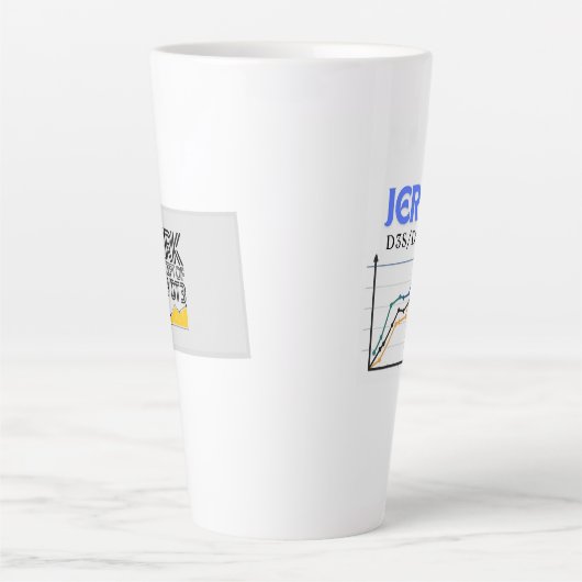 Sip Happens : Jerk in Motion" latte mug : (Devant)