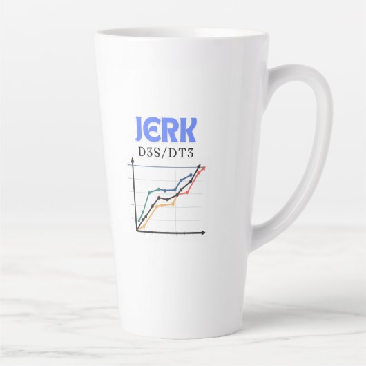 Sip Happens : Jerk in Motion" latte mug : (Droite)