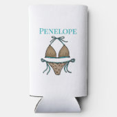 Sip Hoera Leopard Bikini vrijgezellenfeest (Achterkant)