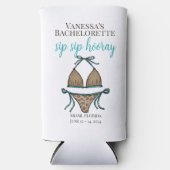 Sip Hoera Leopard Bikini vrijgezellenfeest (Voorkant)