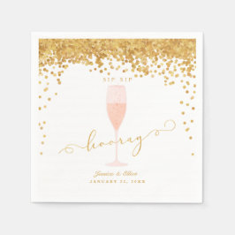 SIP HOORAY Bachelorette Engagement pARTY Servet