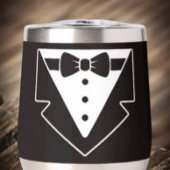 Sip in stijl - Tuxedo Stemless Wine Tumbler