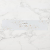 Sip, Relax, Shopping & Détendre Étiquettes de bout (Étiquettes simples)