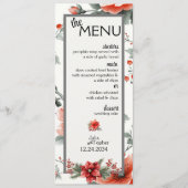 Sip, Savor en Sparkle: uw kerstbruiloft Menu (Voorkant)