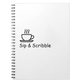 Sip & Scribble – Gezellige Theespiraal Notitieboek