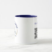 Sip & Sea Coffee Mug with QR Code (Centre)