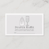 SIP & SEE Fles Champagne GR Luier Raffle Ticket Informatiekaartje (Voorkant)