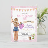 Sip Shop mall scavenger hunt Invitation (Debout devant)