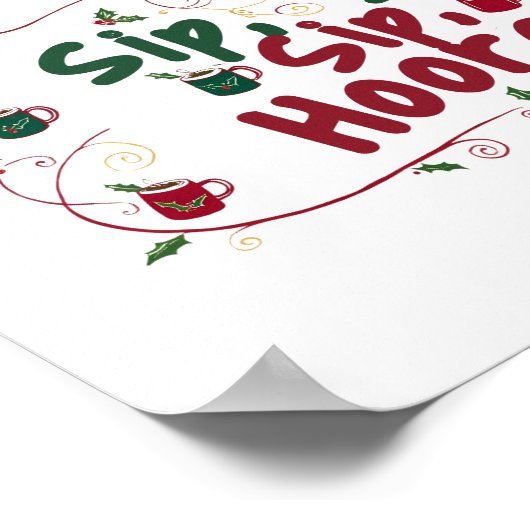 Sip, Sip, Hoera!, Ontwerp van de Verzameling van V Poster (Hoek)