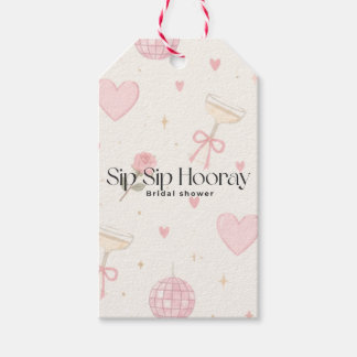 Sip Sip Hooray cadeaubijschrift Cadeaulabel