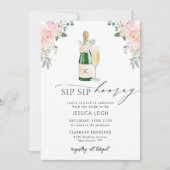 Sip Sip Hooray Champagne Bridal Show Invitation (Devant)
