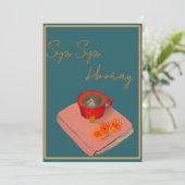 Sip Sip Hooray flat card Kaart (Staand voorkant)