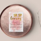 Sip Sip Hooray Invitation de la douche nuptiale