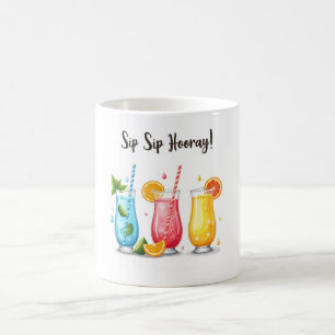 Sip Sip Hooray! 🍊 Kleurrijke zomer Mok