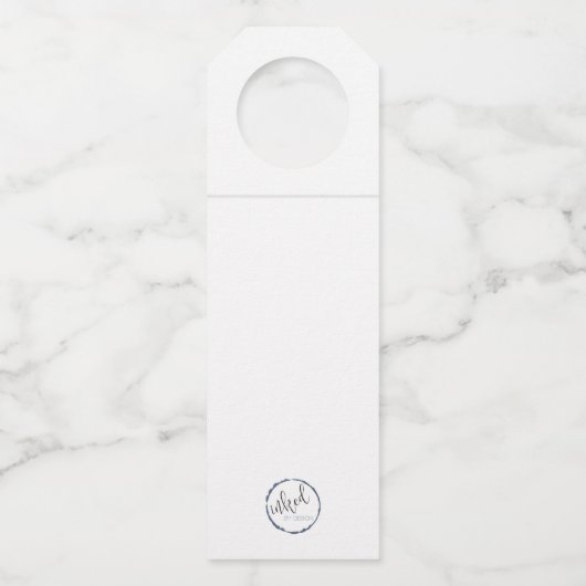 Sip Sip Hooray. Label ophangen fles (Achterkant)