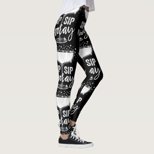 ***SIP SIP HOORAY*** LEGGINGS (Rechts)