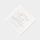 Sip Sip Hooray Modern Engagement Party Argent (Droite)