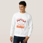 Sip Sip Hooray Wine Splash Graphic Men Sweatshirt (Devant entier)