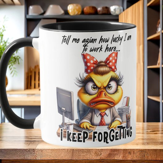 Sip, Smile, Overleef Workday-Kantoor Fun Coffee Mo Mok