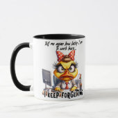 Sip, Smile, Overleef Workday-Kantoor Fun Coffee Mo Mok (Links)