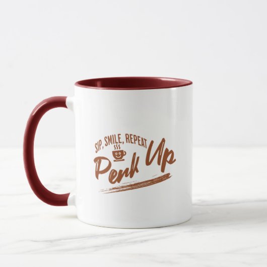 Sip Smile Repeat Coffee Cup Mok (Links)