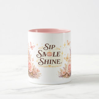 Sip Smile Shine Bloem Mok