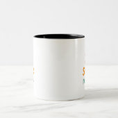 Sip, Sourire, Répéter - Mug à deux tons 11 oz (Centre)