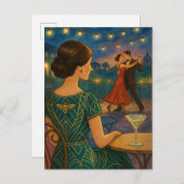 Sip. Sparkle. Repeat. Briefkaart (Voorkant / Achterkant)