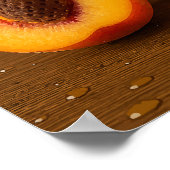 Sip Summer - Poster de jus de pêche frais Imprimer (Coin)