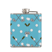 Sip & Swing – Flasque de golf bleu clair (Dos)