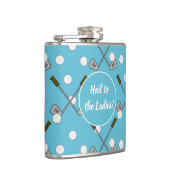 Sip & Swing – Light Blue Golf Club Flask Heupfles (Rechts)