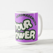 sip your power handmade mugs koffiemok (Voorkant rechts)