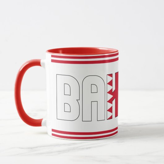 Sippin' met Bahrein Patriotic Coffee Mok (Links)