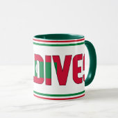 Sippin' met de Malediven Patriottische Koffie Mok (Voorkant rechts)