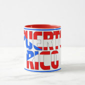 Sippin' met Puerto Rico Patriotic Coffee Mok (Midden)