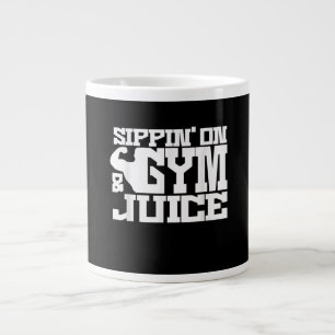 Sippin on Gym Juice - Mannen Shirten voor werkende Extra Grote Beker