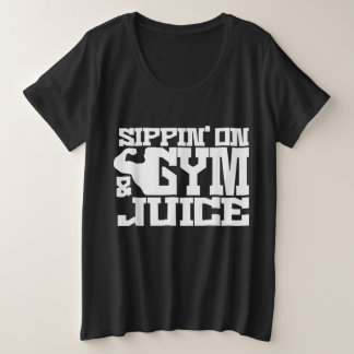 Sippin on Gym Juice - Mannen Shirten voor werkende Grote Maat T-shirt