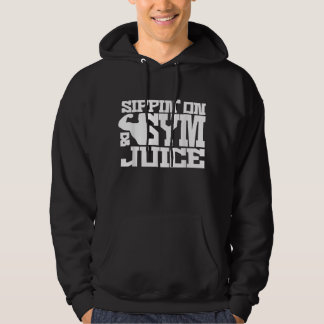 Sippin on Gym Juice - Mannen Shirten voor werkende Hoodie