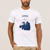 sippin tea t-shirt (Voorkant)