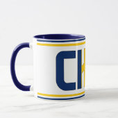 "Sippin' with Chad" Mug de café patriotique (Gauche)