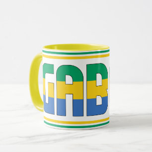 "Sippin' with Gabon" Patriotic Coffee Mok