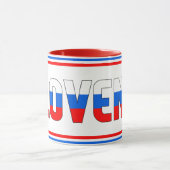 "Sippin' with Slovénie" Mug de café patriotique (Centre)