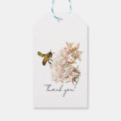 Sipping bee, cadeaulabel (Achterkant)