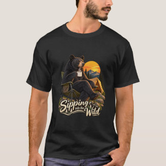Sipping Into the Wild Beer Kamperen T-Shirt