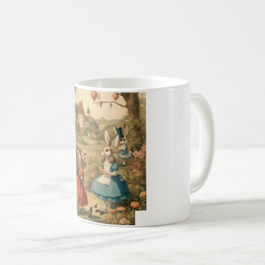 "Sips avec un côté mignon : Mugs de lapin" (Devant droit)