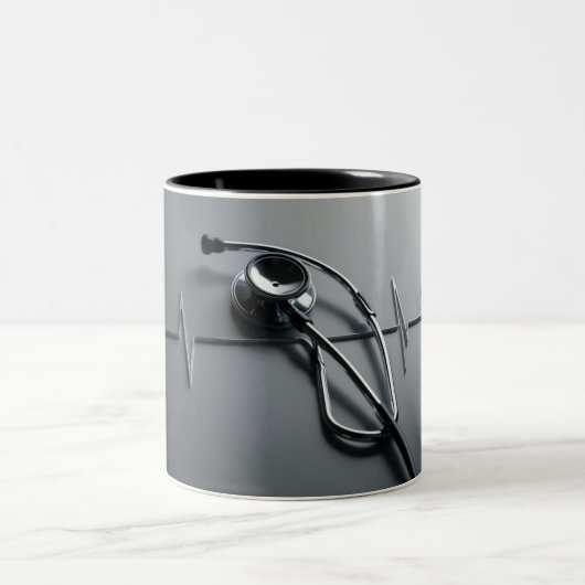 Sips de coeur : Mug de stéthoscope pour les infirm (Centre)